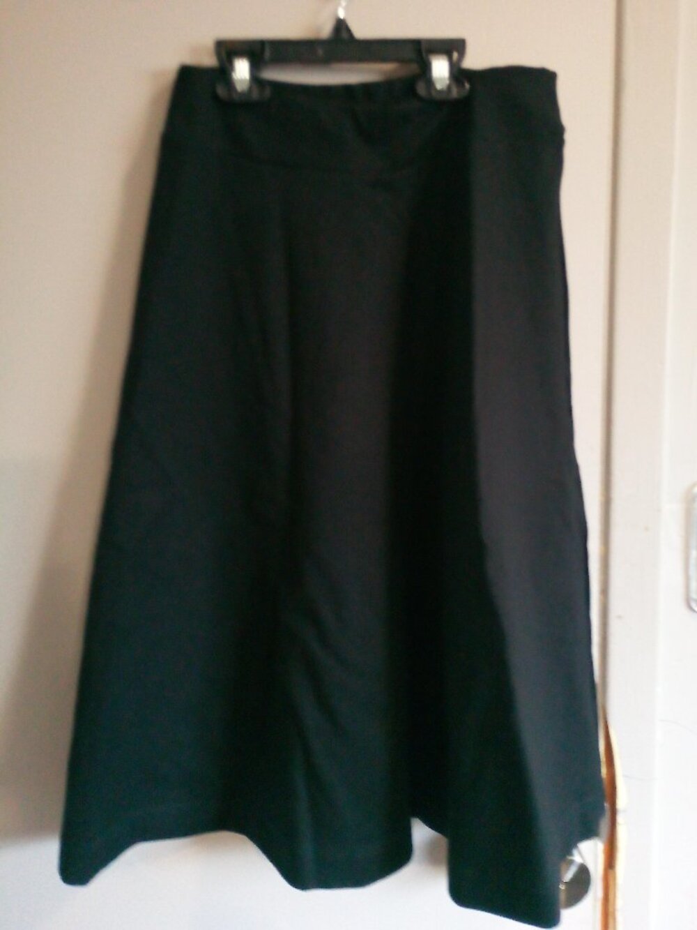 A line midi skirt